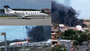 Se estrella jet del régimen venezolano en Maiquetía: viajaba con frecuencia a Cuba