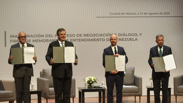 la justicia y los recursos de venezuela centran segunda ronda de dialogo en mexico