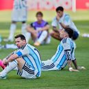 El argentino Lionel Messi (10) reacciona tras la final de la Copa del Mundo de fútbol entre España y Argentina en East Rutherford, Nueva Jersey, cerca de Nueva York, el domingo 19 de julio de 2026. (Foto AP/Ashley Landis)